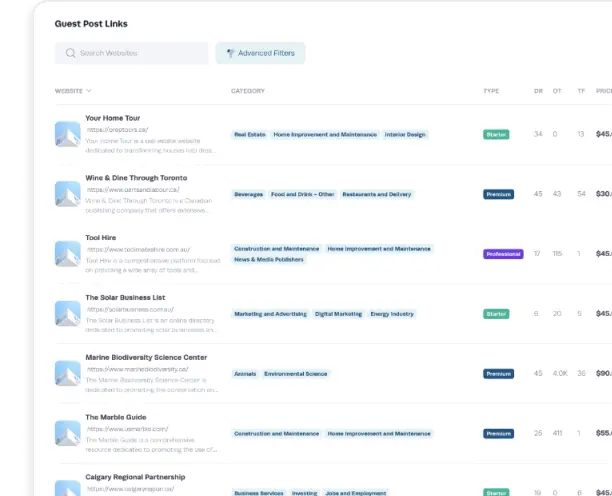 Outreach to quality guest post sites
