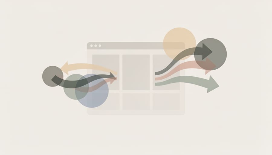 Overlapping water ripples creating interference patterns where they meet