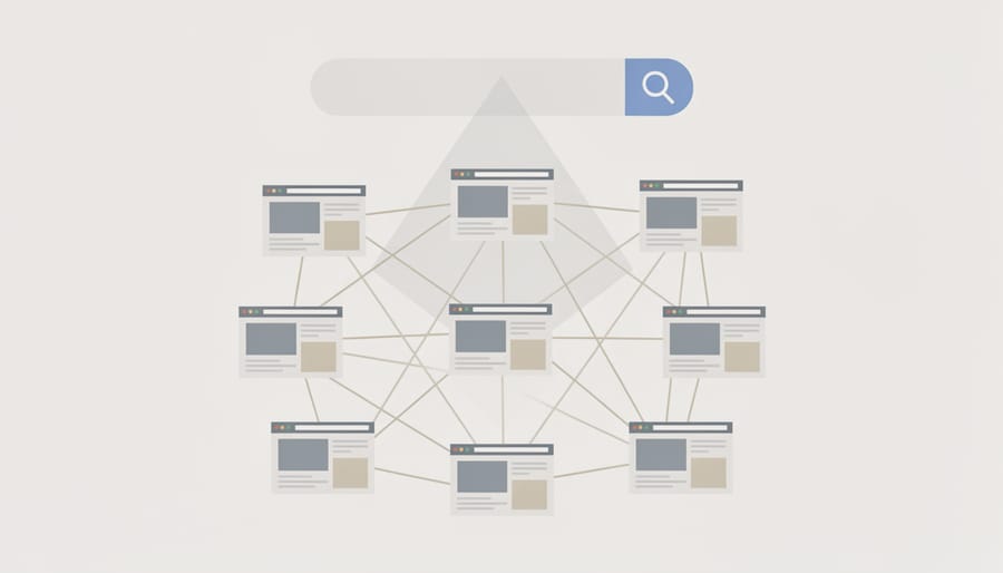Tangled network cables covered in dust and cobwebs representing abandoned interconnected systems