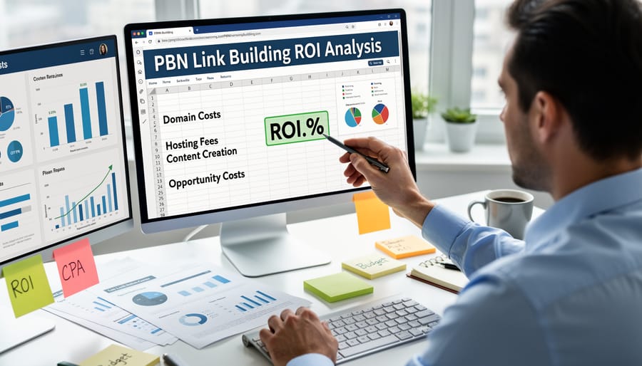 Financial documents and calculator showing cost analysis spreadsheets