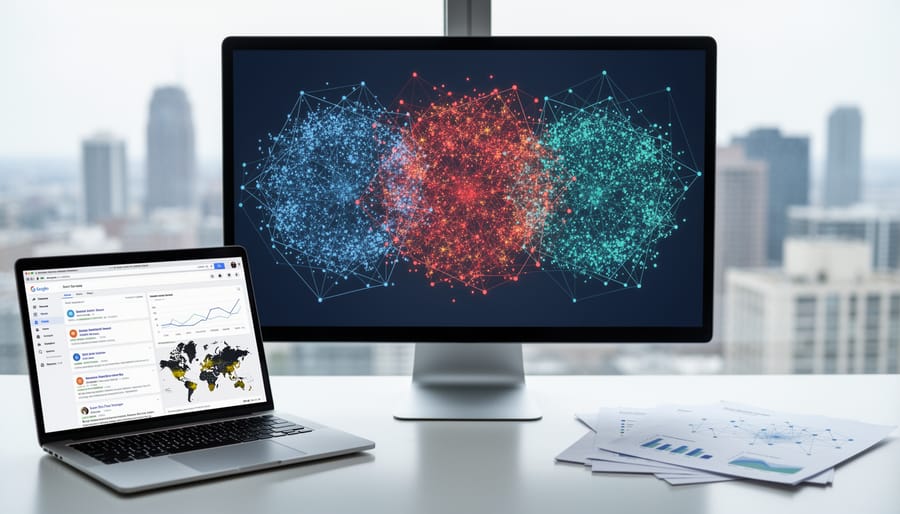 Complex network of interconnected cables showing pattern recognition challenges