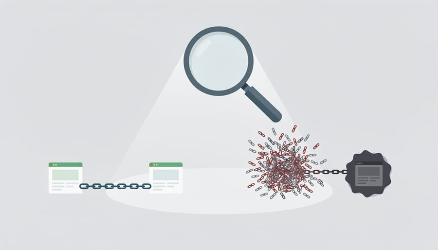 Three red warning flags in dry ground representing penalty triggers