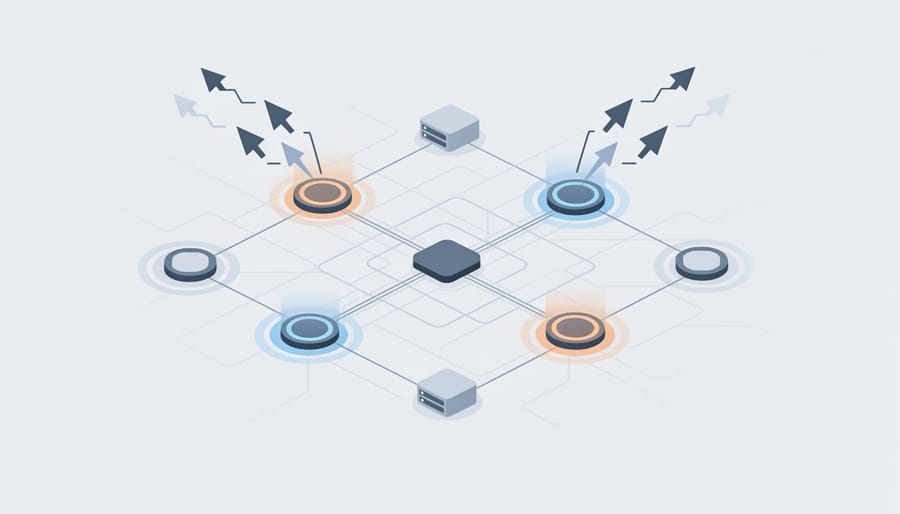 Multiple fishing lures representing various honeypot deployment strategies