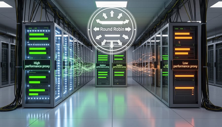 Three performance gauges showing different speed readings on industrial panel
