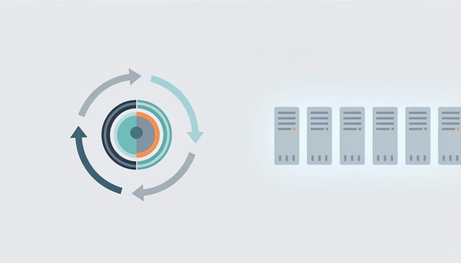 Hands replacing old keys with new ones on a keyring