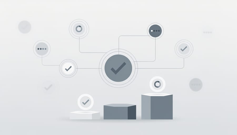 Mechanical balance scales weighing different colored stones