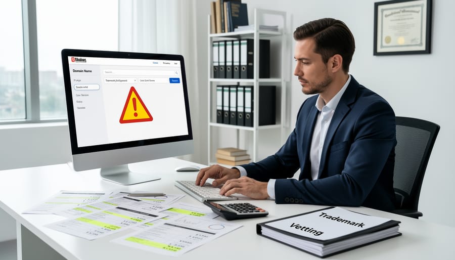 Business person holding large stack of cash representing trademark infringement fines