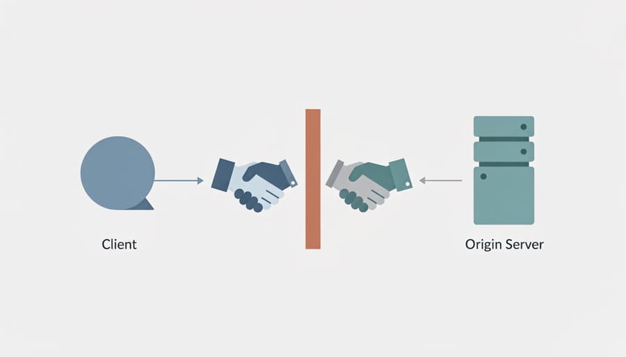 Two people shaking hands through a chain-link fence barrier