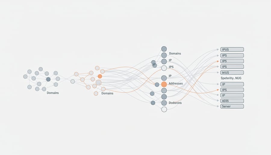 Investigator's hands connecting evidence strings on analysis board
