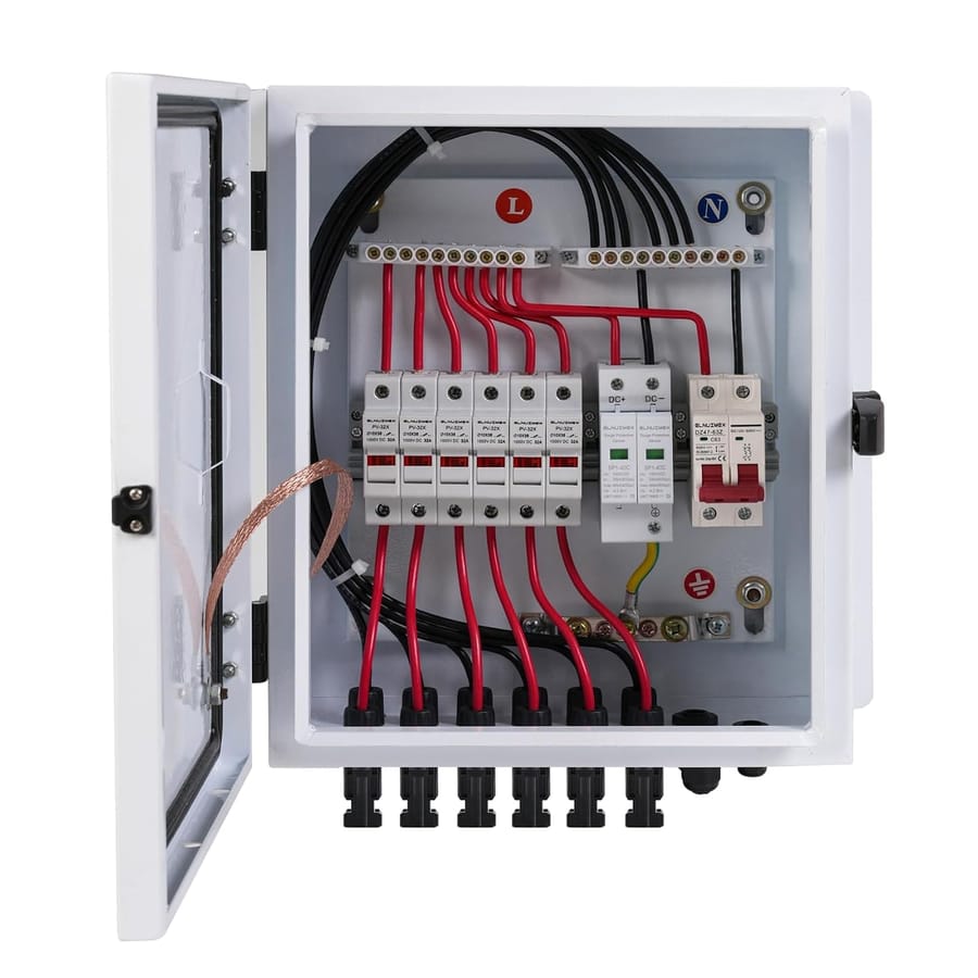 6 String Metal Solar Combiner Box