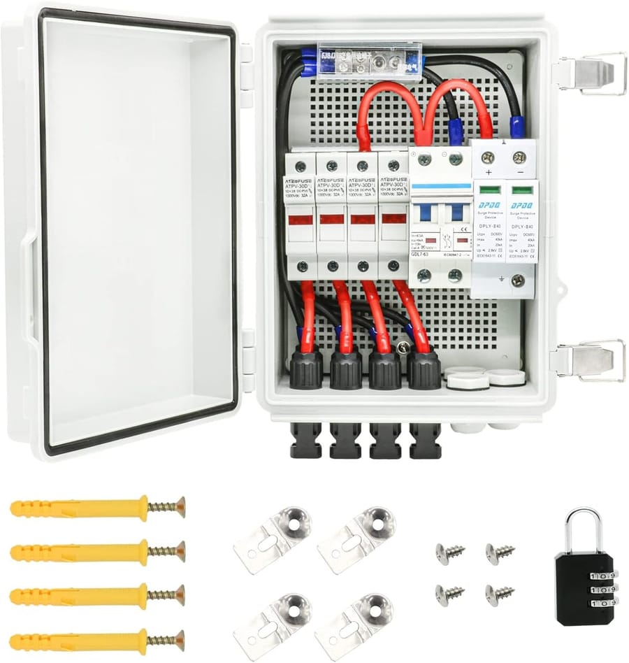 4 String Solar Combiner Box