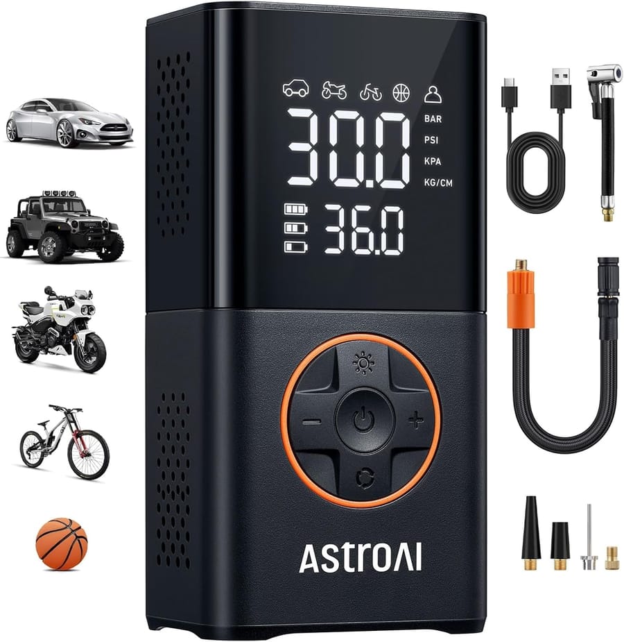 AstroAI L7 Tire Inflator Portable Air Compressor,150 PSI Cordless